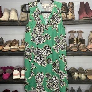 Philosophy green floral dress
